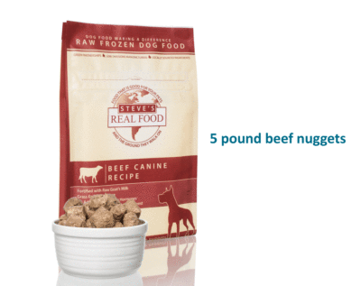 Steve Real Food Beef Frozen Raw Patties For Dog and Cat