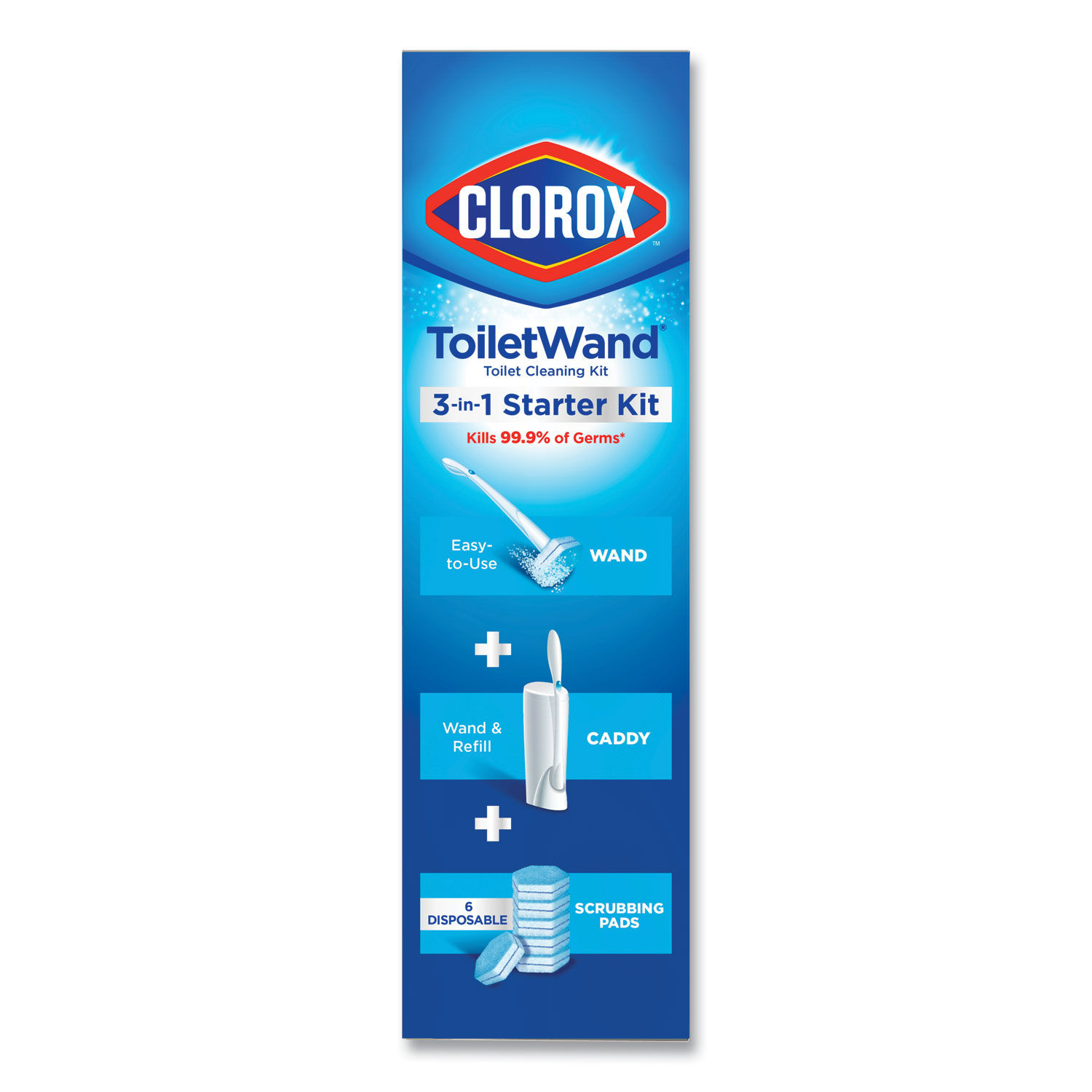 ToiletWand Disposable Toilet Cleaning System: Handle by Cloroxandreg; CLO03191