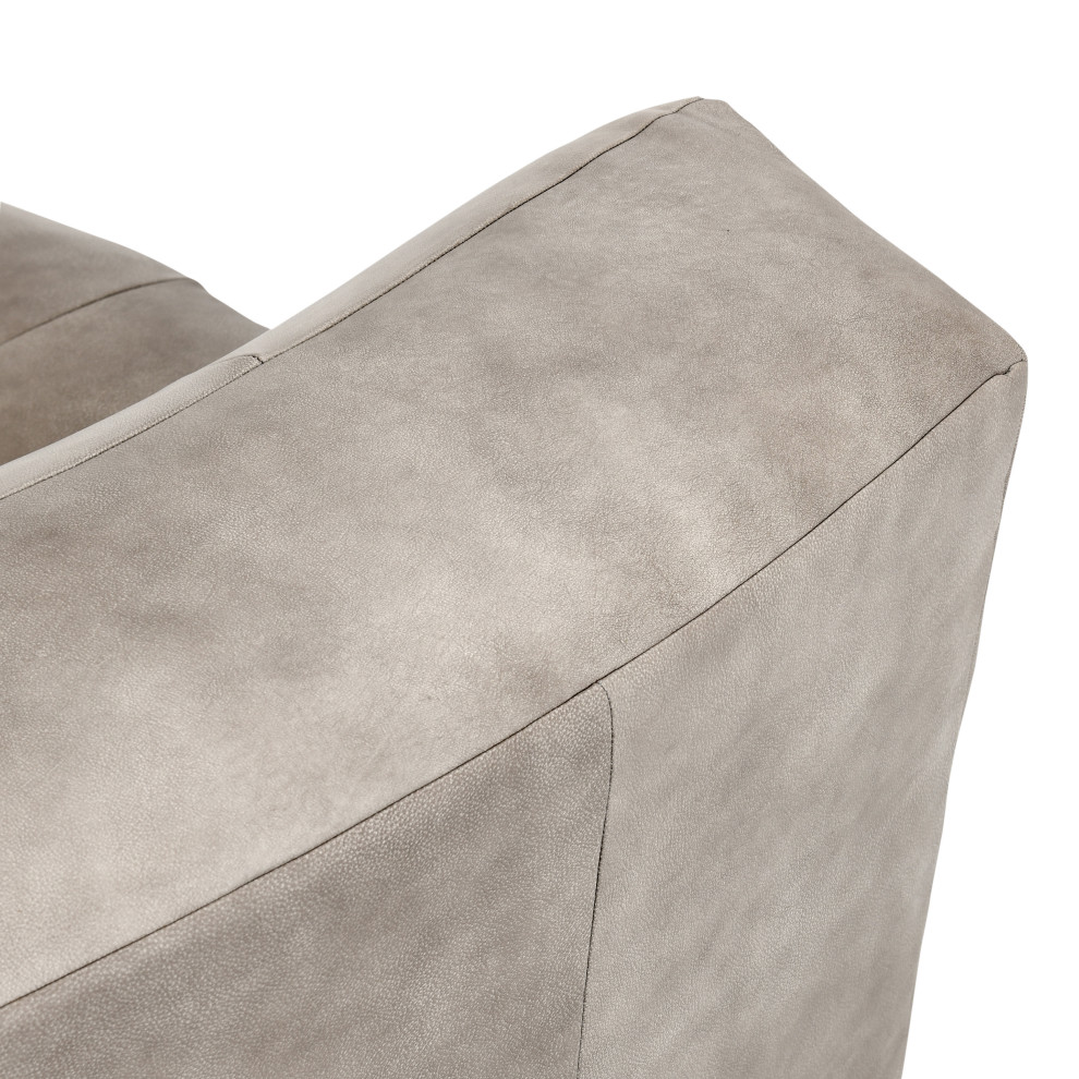 Gabriel Swivel Accent Chair Sand by Kosas Home   Contemporary   Armchairs And Accent Chairs   by Kosas  Houzz