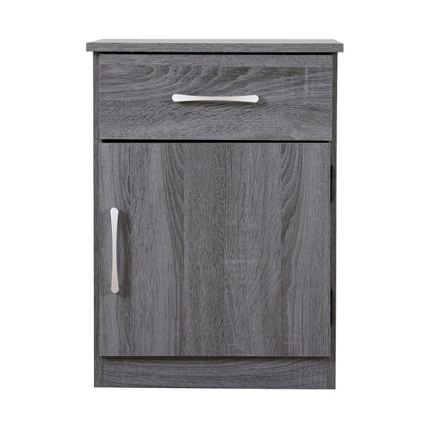 Alston 1-Drawer Nightstand (24 in. H x 16 in. W x 18 in. D) - - 35170030