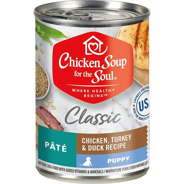 Chicken Soup for the Soul 13 oz Chicken Soup Chicken， Turkey， Duck Can Puppy Food