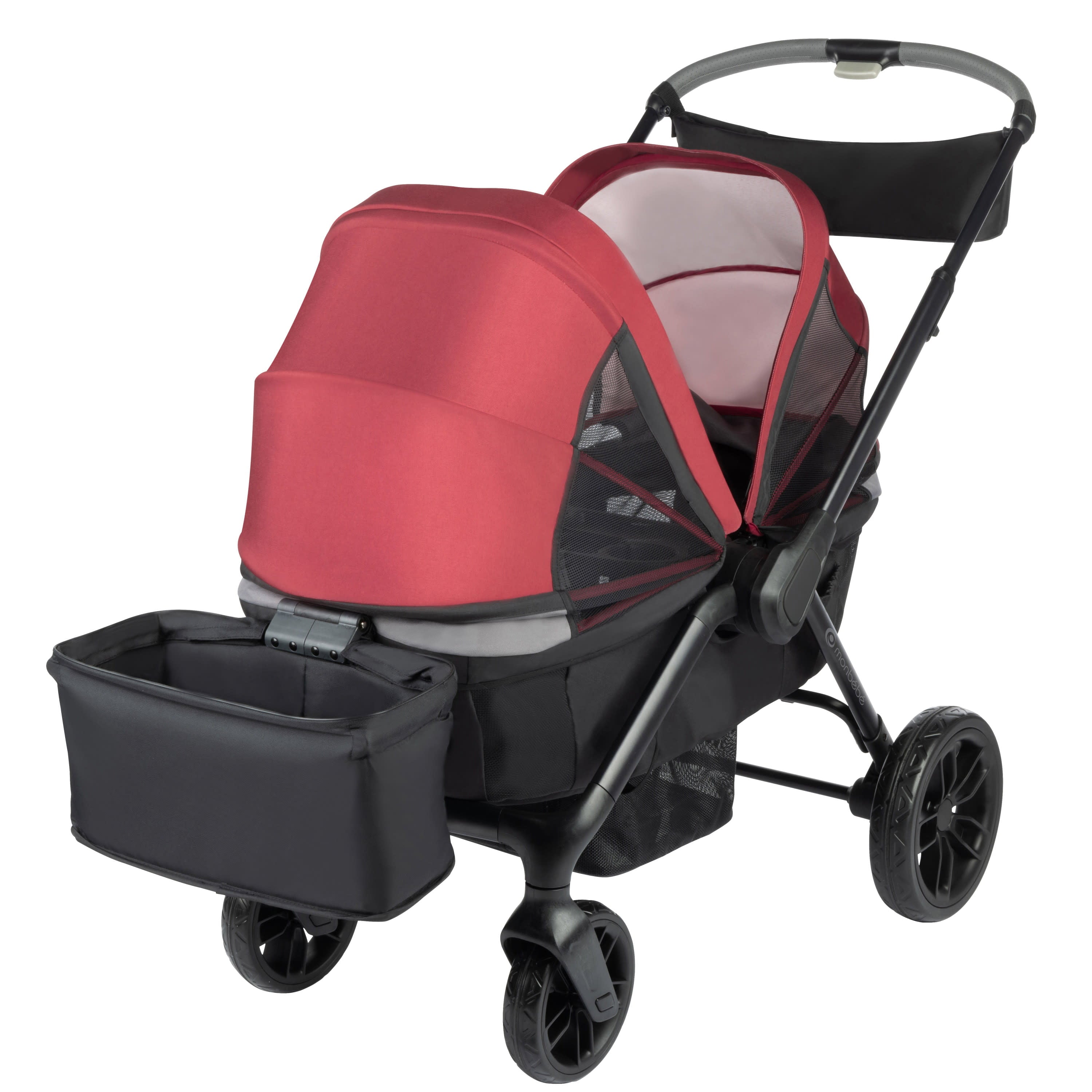 Monbébé Everyday Outings Wagon Stroller, Cardinal Red