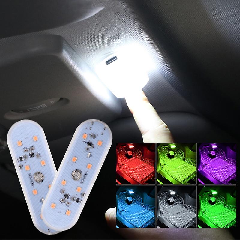 Roof Touch Usb Led Ambient Lights For Car Mini Wireless Colorful Atmosphere Lamp