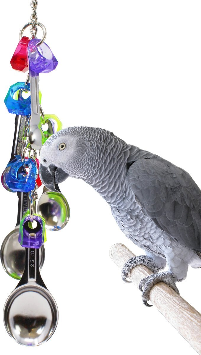 Bonka Bird Toys Spoon Delight Bird Toy， Color Varies， Medium