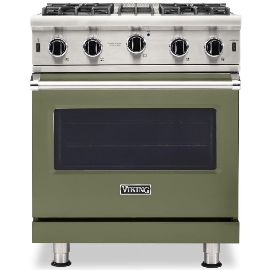 Viking 30-inch, 4.0 cu.ft. Freestanding Gas Range with Convection Technology VGIC5302-4BCY