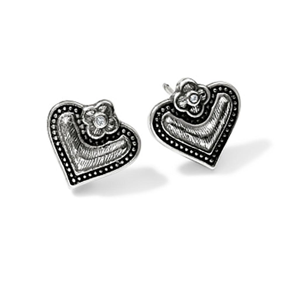 Brighton  Luna Heart Mini Post Earrings