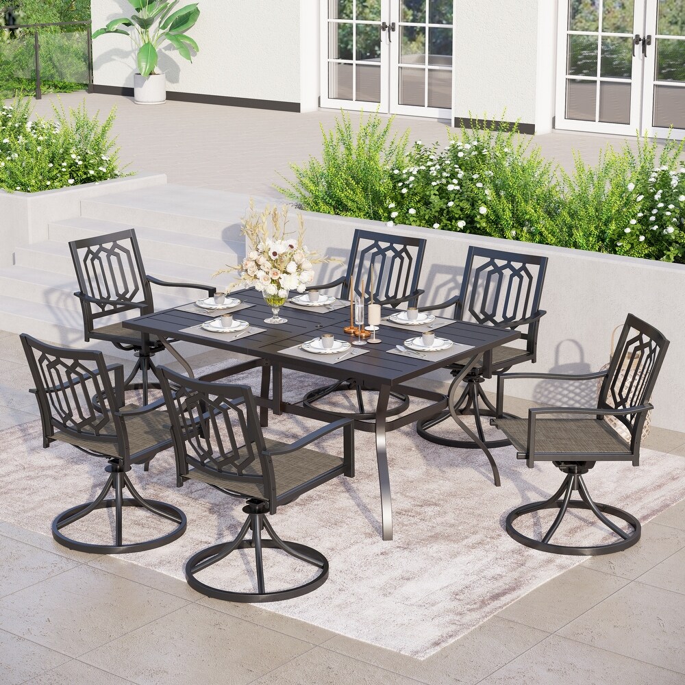 7 Piece Patio Dining Set  60\