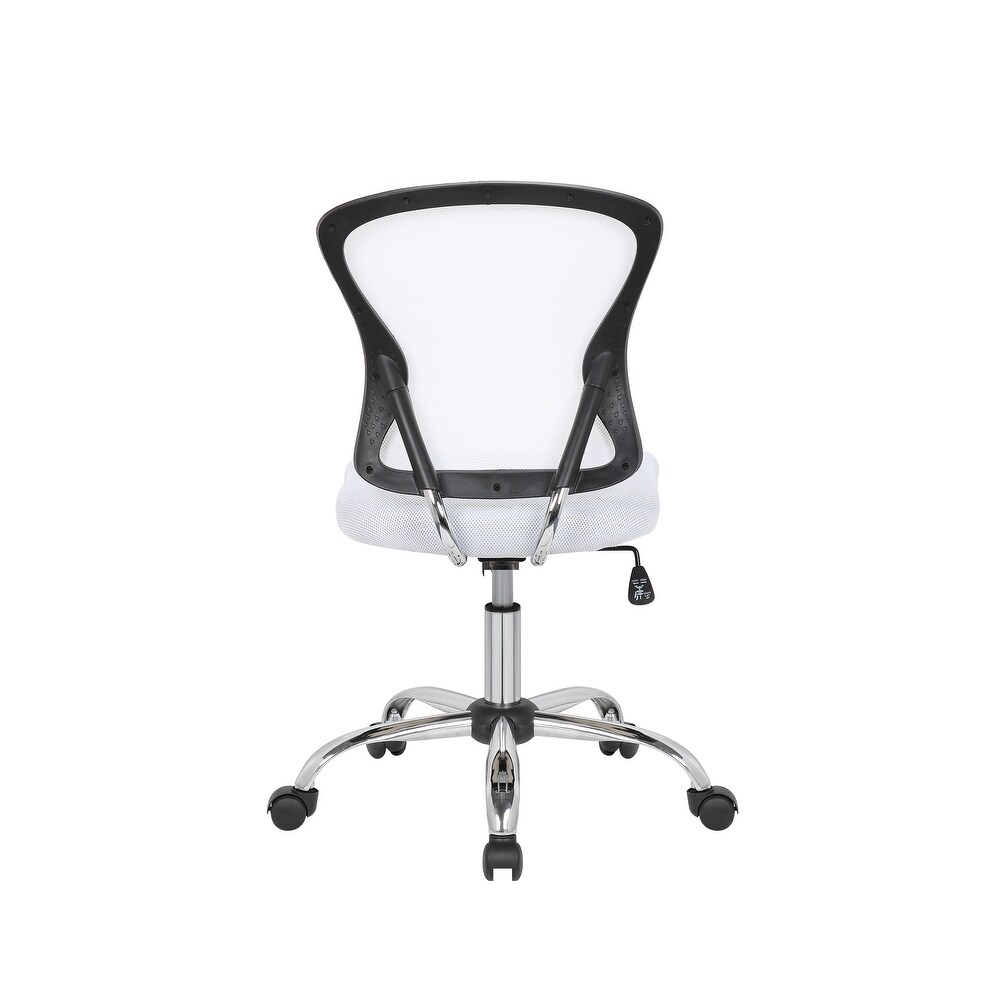 Porthos Home Cody Armless Office Chair  Mesh Back  Adjustable Height