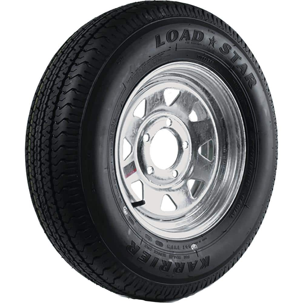 Loadstar ST215/75R-14 KR03 1870 lbs. Load Capacity Galvanized 14 in. Radial Tire and Wheel Assembly 32182