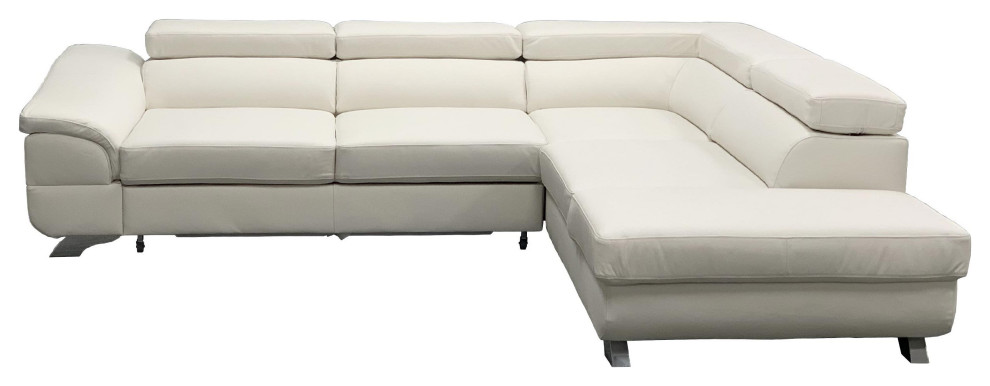 LAGOS Leather Sectional Sleeper Sofa   Contemporary   Sleeper Sofas   by MAXIMAHOUSE  Houzz