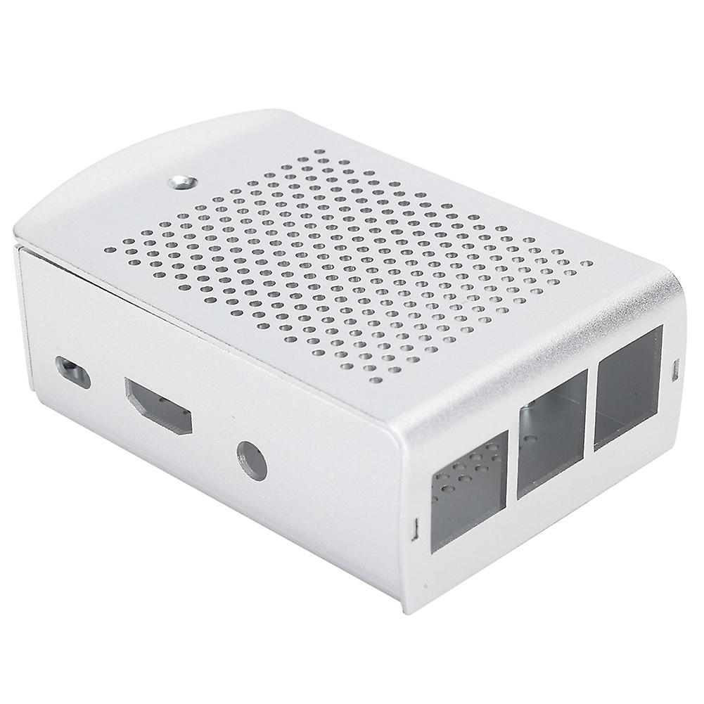 Aluminum Alloy Case For Raspberry Pi 3 B+ 2b Motherboard Cooling Protective Box Silver