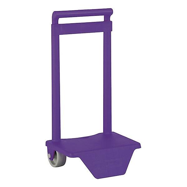 Rucksack trolley safta purple small