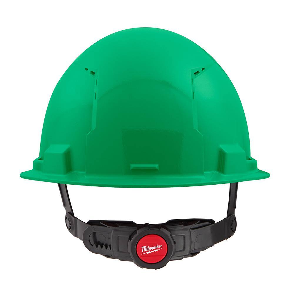 MW BOLT Green Type 1 Class C Front Brim Vented Hard Hat with 6-Point Ratcheting Suspension (10-Pack) 48-73-1226X10