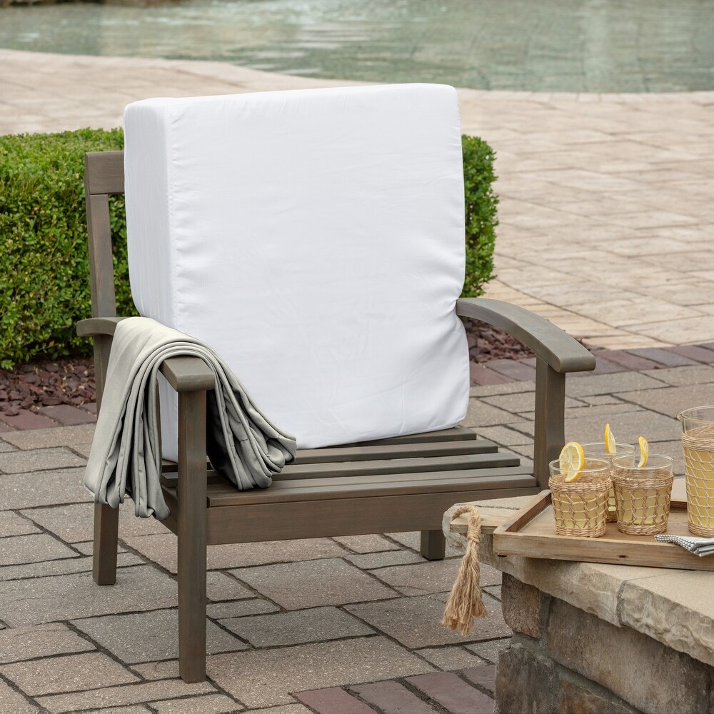 Arden Selections ProFoam 24 x 24 in Outdoor Deep Seat Bottom Cushion