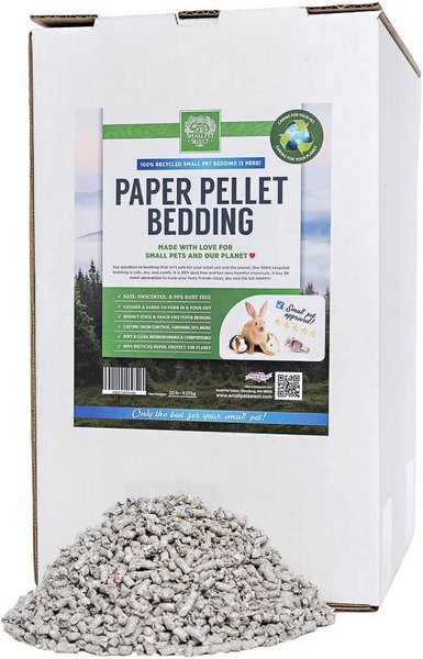 Small Pet Select Pelleted Paper Small Animal Bedding， White