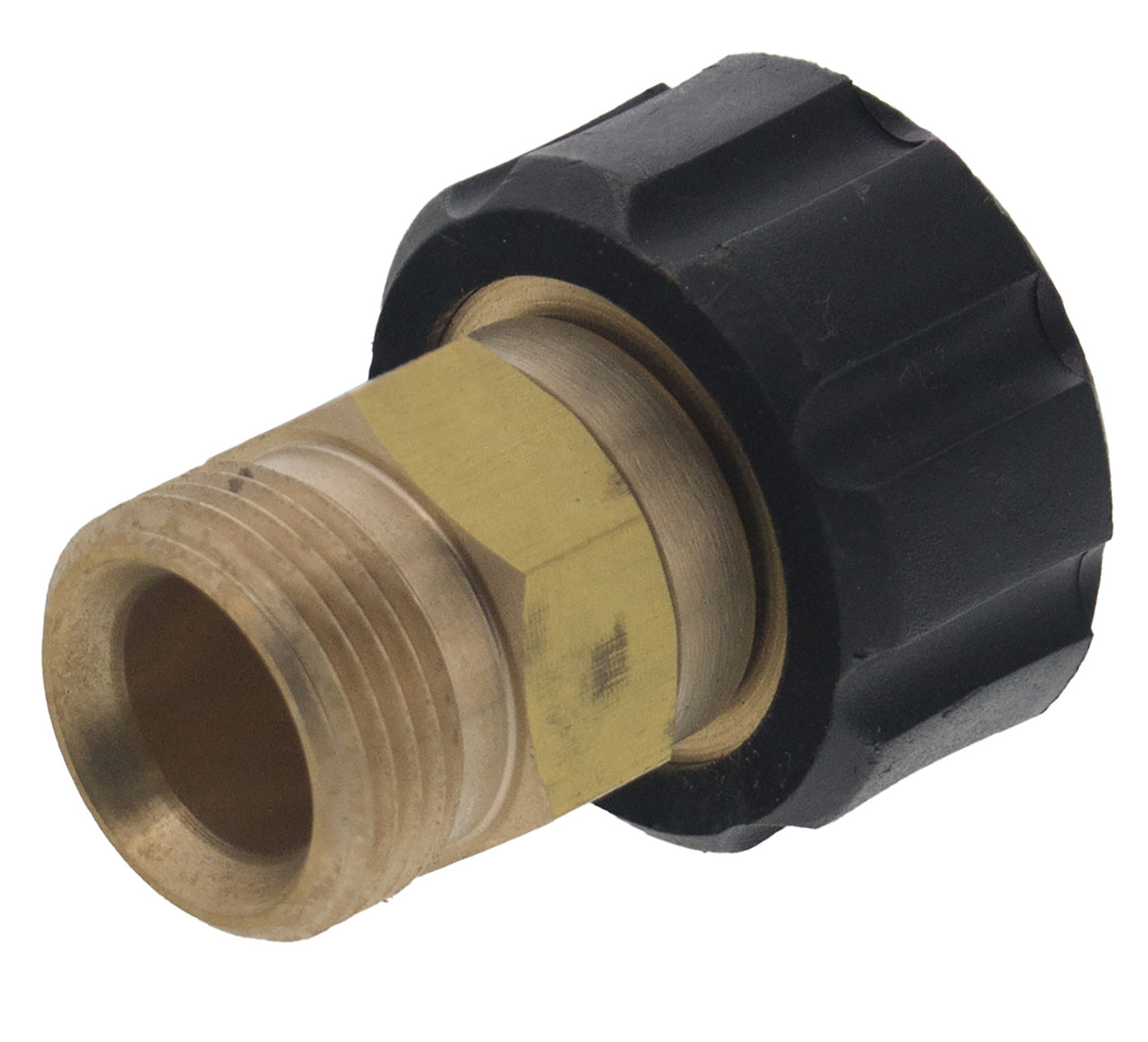 Erie Tools Pressure Washer Twist Connect M22M X M22F Brass Adapter