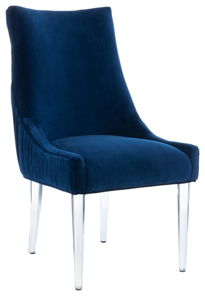 Safavieh De Luca Acrylic Leg Dining Chair   Contemporary   Dining Chairs   by Safavieh  Houzz