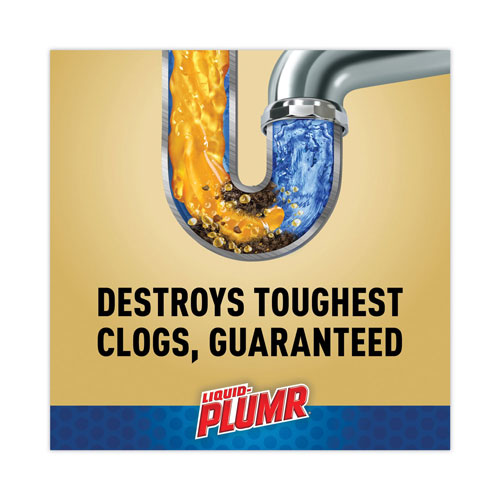 Clorox Liquid Plumrandreg; Clog Destroyer + PipeGuard | Gel， 80 oz | CLO00228EA