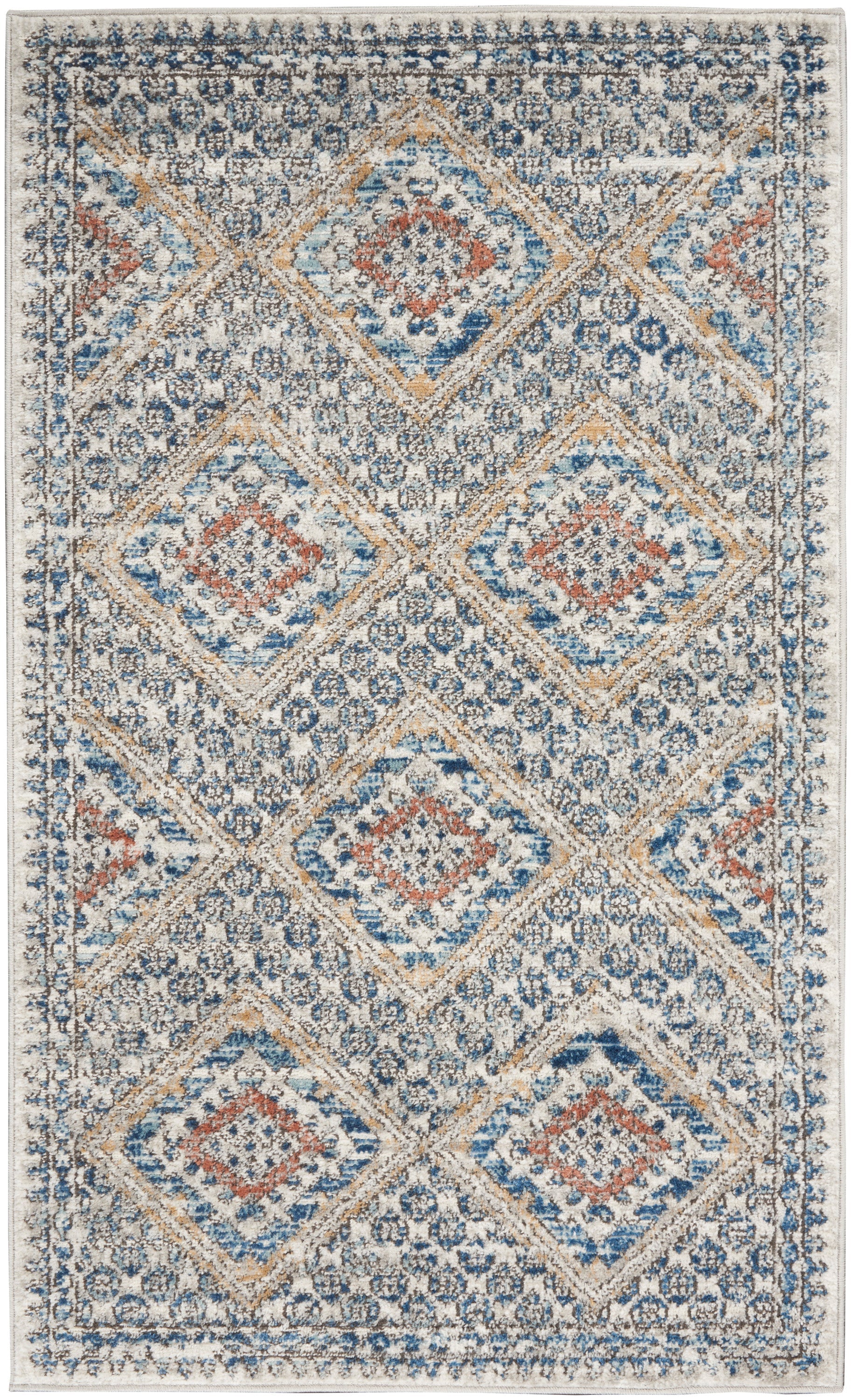 Quarry Blue/Ivory Rug