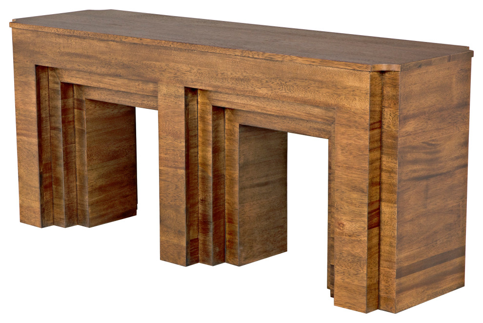 Arc Console  Dark Walnut   Transitional   Console Tables   by Noir  Houzz