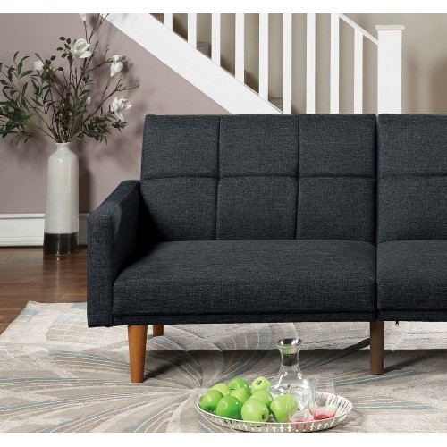 Transitional Look Living Room Sofa Couch Convertib...