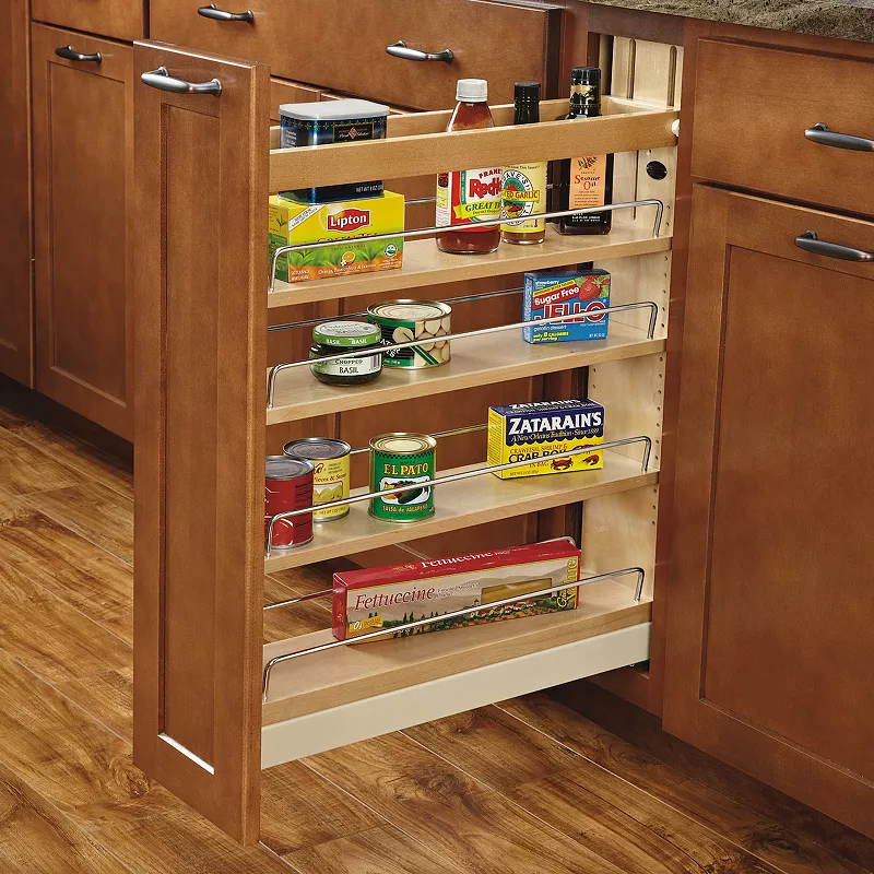 Rev-a-shelf 5 Inch Pull Out Kitchen Cabinet Organizer Soft-close， 448-bcbbsc-5c