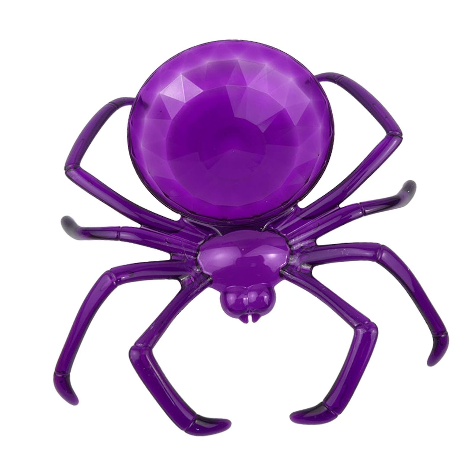 Spider Serving Tray Themed Party Supplies Decorative Food Storage Candy Dish Violet