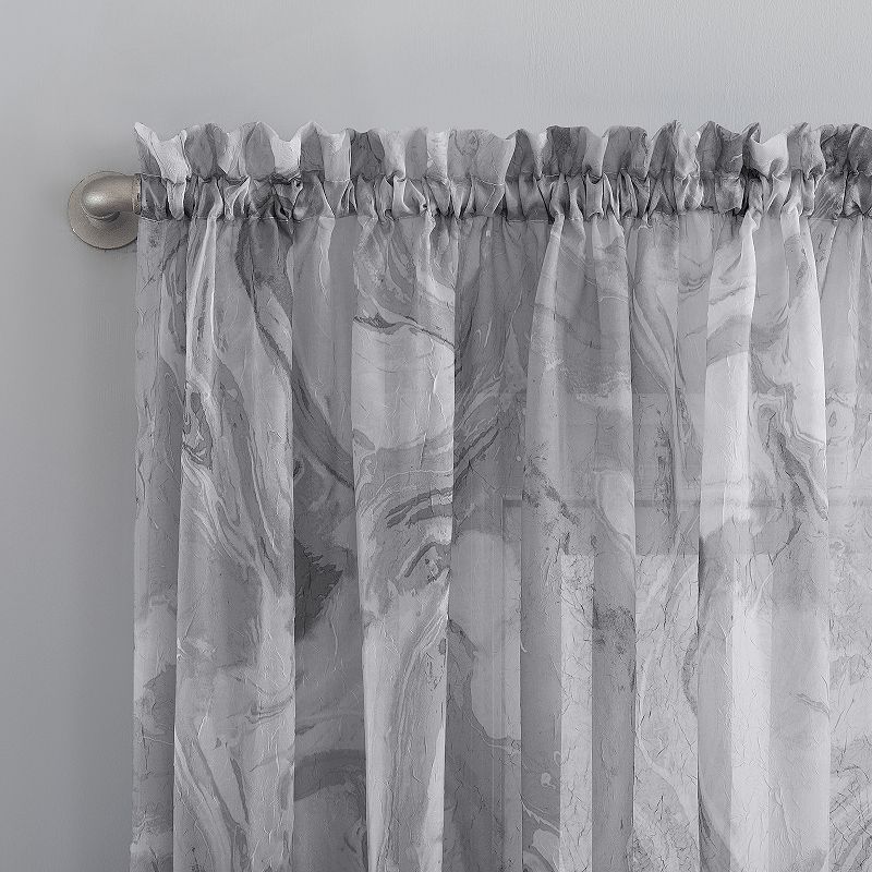 No. 918 Cristo Crushed Voile Sheer Rod Pocket Curtain Panel