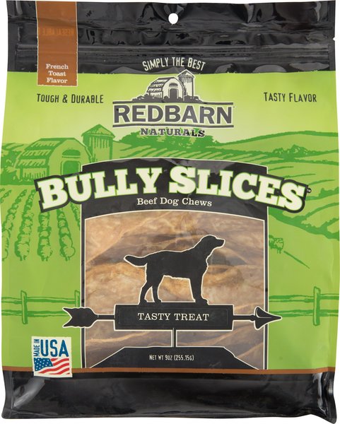 Redbarn Bully Slices French Toast Flavor Beef Dog Treats