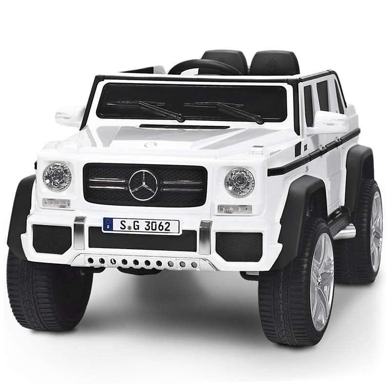 12V Mercedes-Benz G650-S Licensed Kids Ride-On Car, Electric Riding Toy Truck with Remote & Spring Suspension