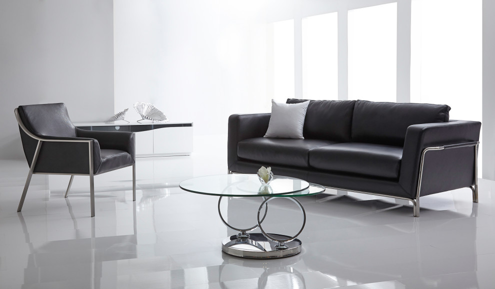 Swivel Round Coffee Table   Contemporary   Coffee Tables   by AFB Decor  Houzz