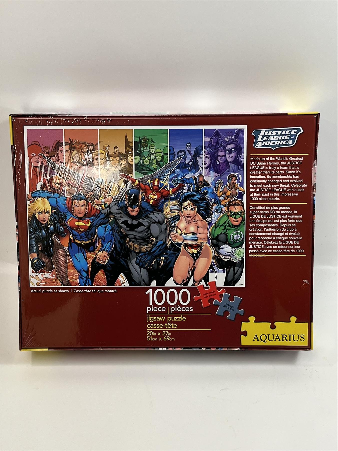 Justice League of America 1000 Piece Jigsaw Puzzle 20 Inch x 27 Inch