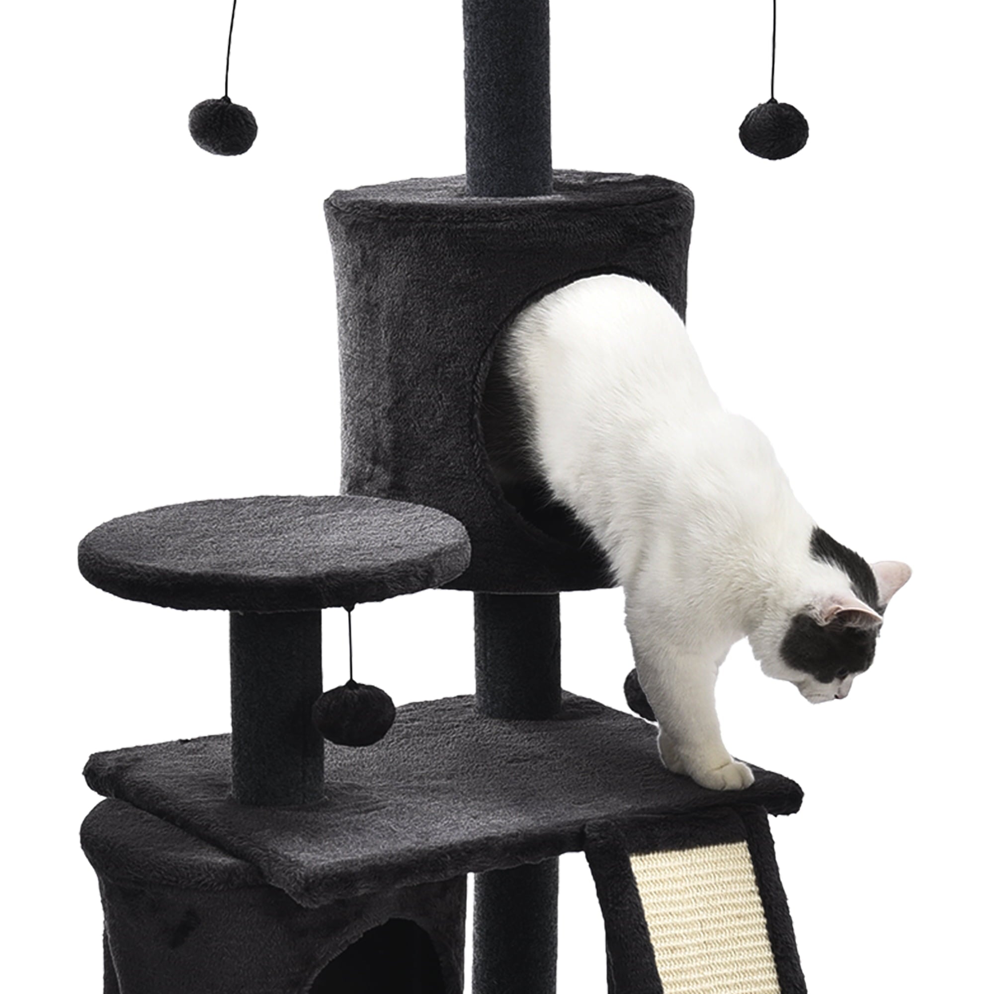 Cat Craft Condo Duplex Playset - Charcoal - 53 Inches