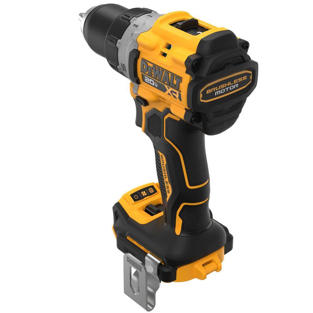 DEWALT DCK2051D2 20V MAX XR Cordless Drill/Driver， ATOMIC Impact Driver 2 Tool Combo Kit， (2) 2.0Ah Batteries， Charger， and Bag