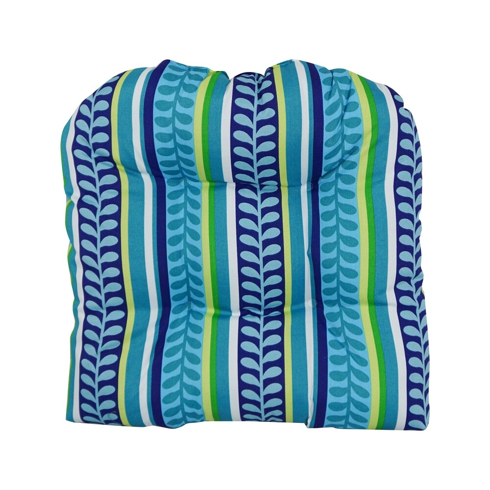 19 inch Rounded Back Indoor/Outdoor Chair Cushions (Set of 2)   19\