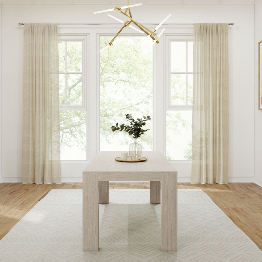 Plank and Beam Rectangular Modern Dining Table   72\