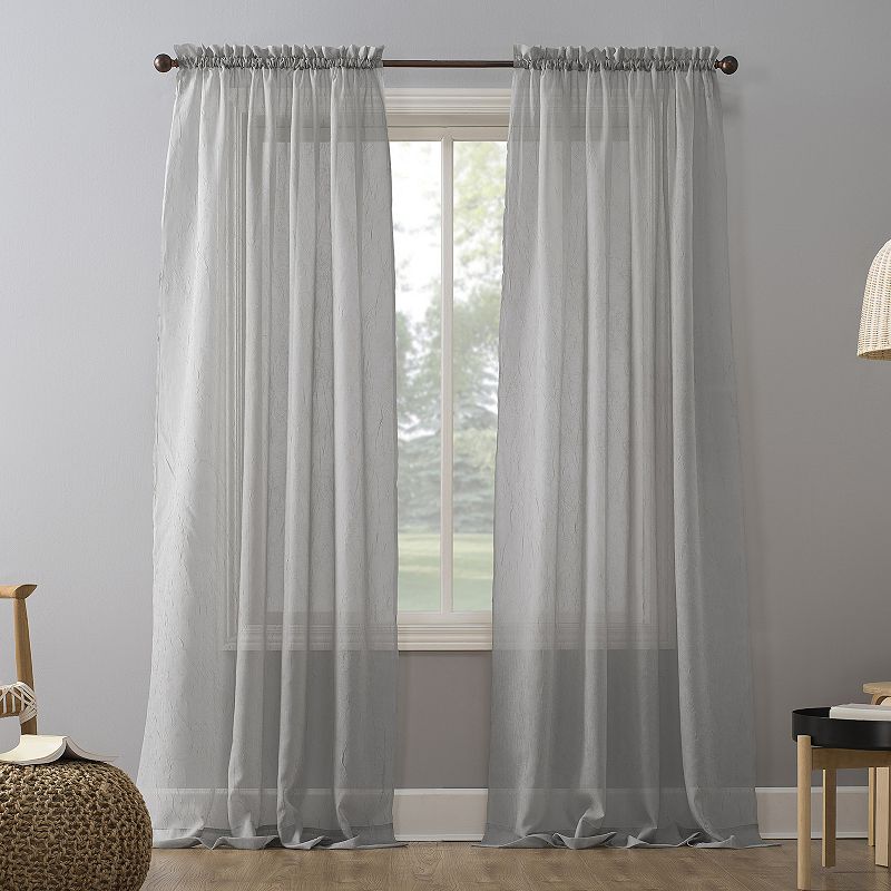 No. 918 Erica Crushed Sheer Voile Window Curtain