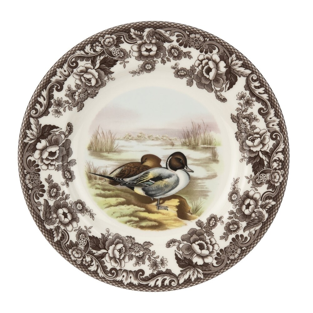 Spode Woodland Dinner Plate Birds Motif   10.5