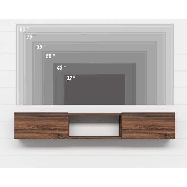 Hilly Wall - Mounted Modern Floating 71