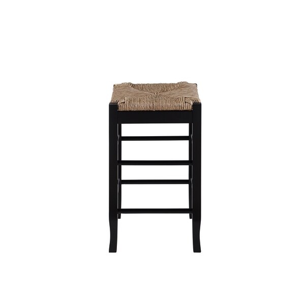 SQ Rush Backless Wood 24-inch Counter Stool