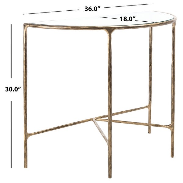 SAFAVIEH Couture Jessa Forged Metal Console Table - 36