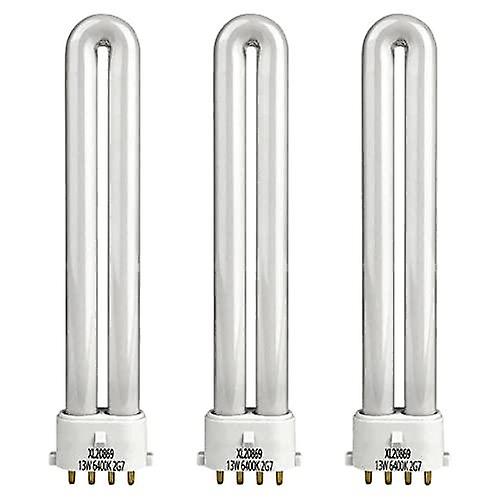 Xtralite 13W CFL Daylight Replacement Bulb 4 Pin 2G7 Base (6400k) Triple Pack