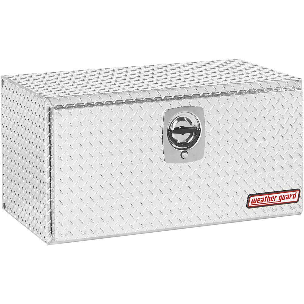 Weather Guard 36.63 Diamond Plate Steel Underbody Truck Tool Box 636-0-02