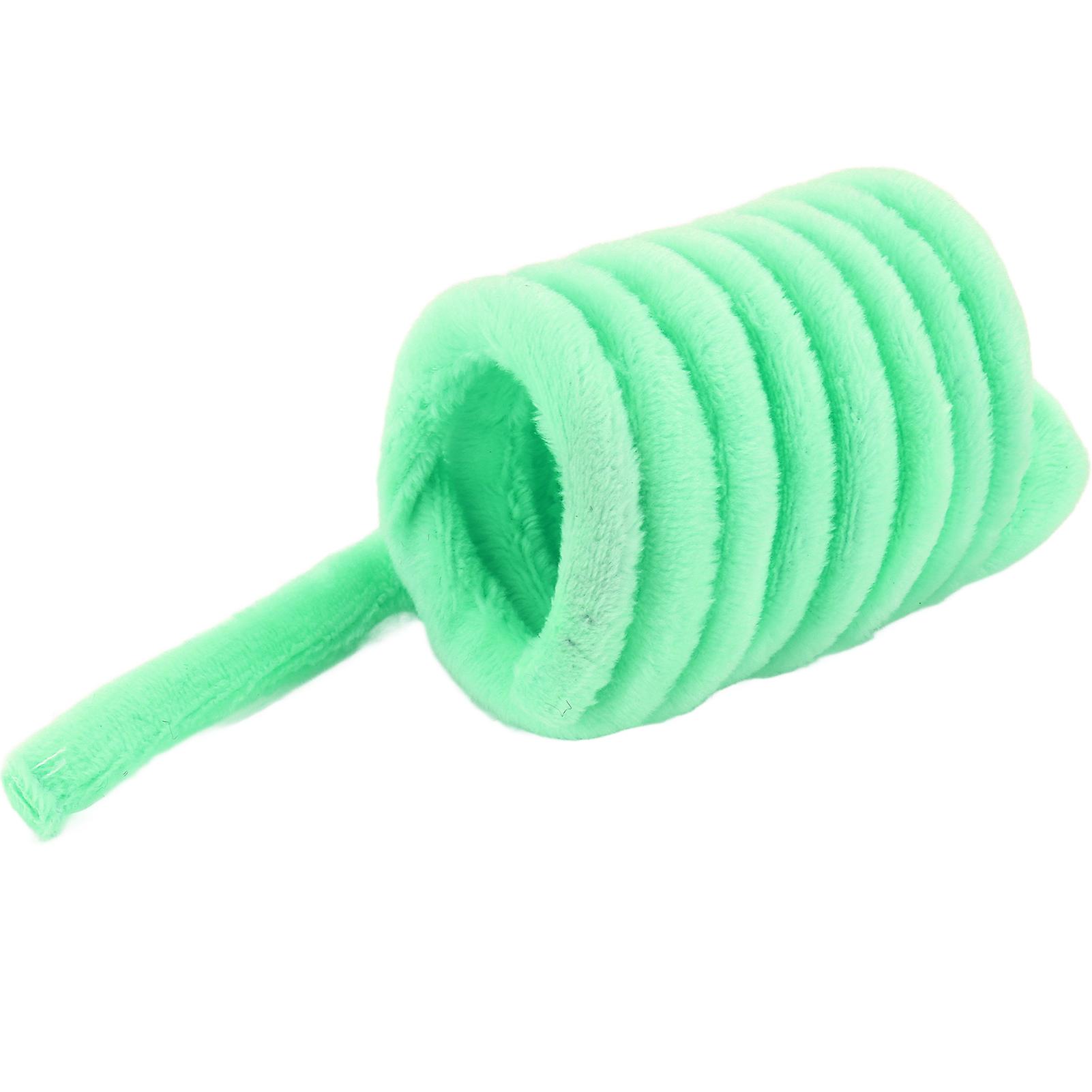 Cat Spring Toys Safe And Nontoxic Chewable Improve Health Spring Plush Cat Toys For Kittensgreen