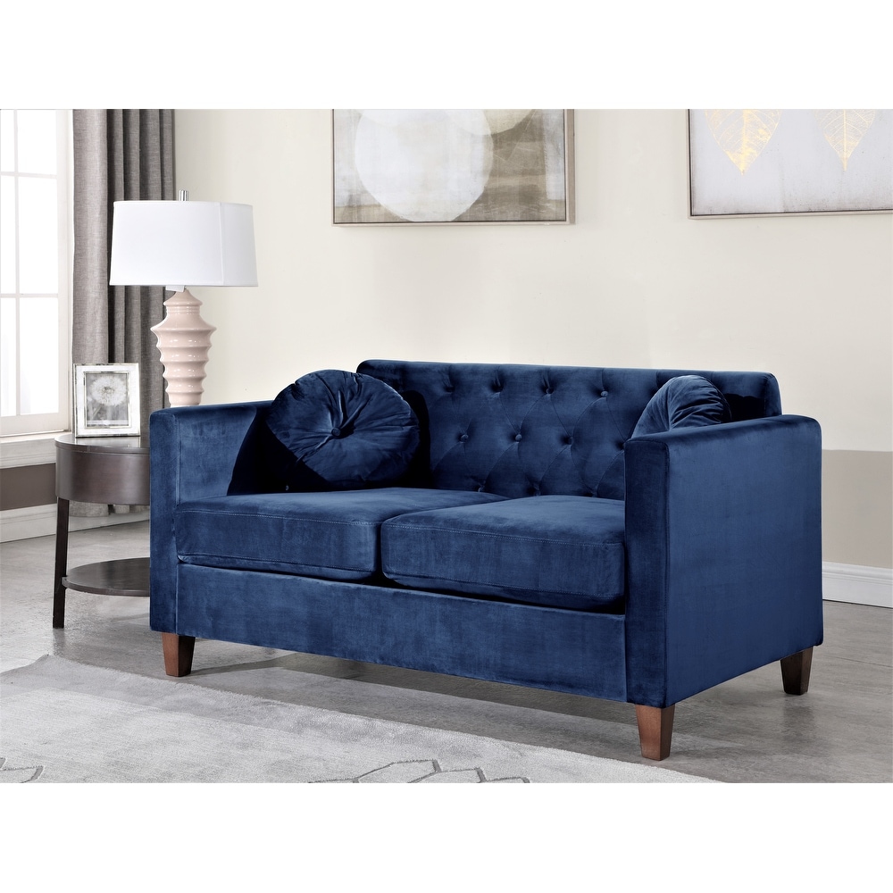 Lory velvet Kitts Classic Chesterfield Living room seat Sofa Loveseat and Chair