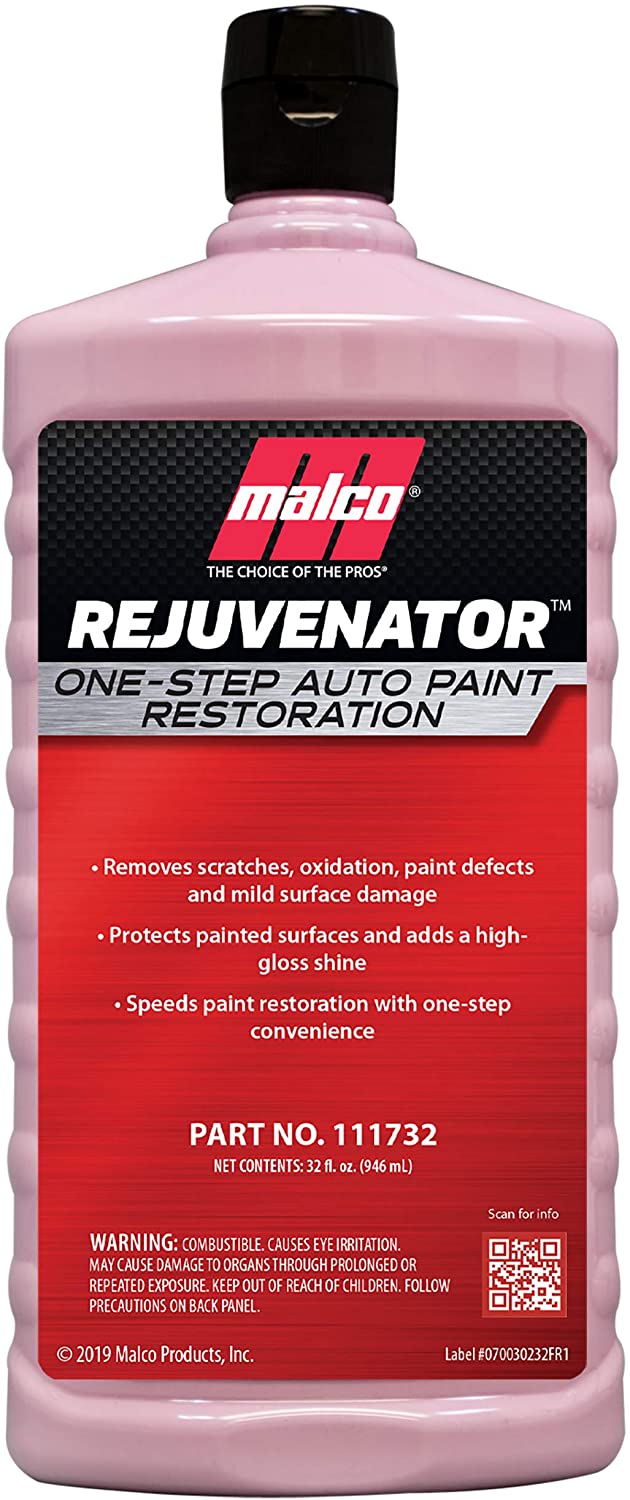 Malco Paint Rejuvenator - One Step Automotive Paint Restoration， Car Polishe， 32 Fl Oz (111732)