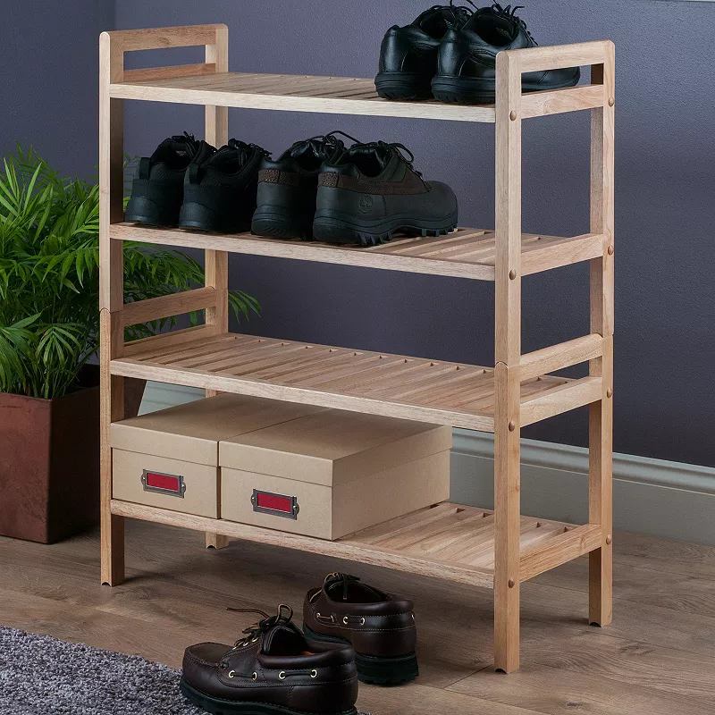 Winsome Mercury Stackable Shoe Rack 2-piece Set