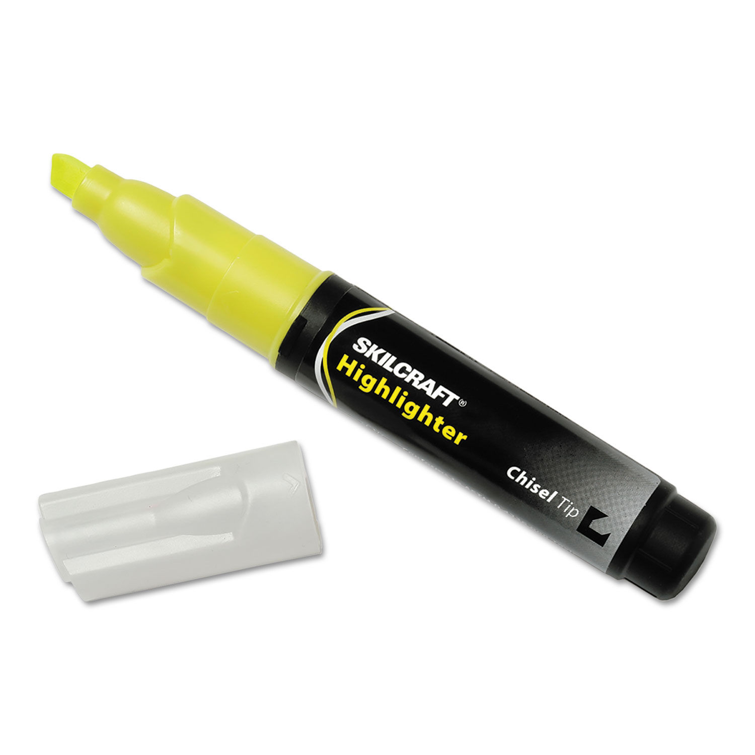 SKILCRAFT Large Fluorescent Highlighter by AbilityOneandreg; NSN9044476