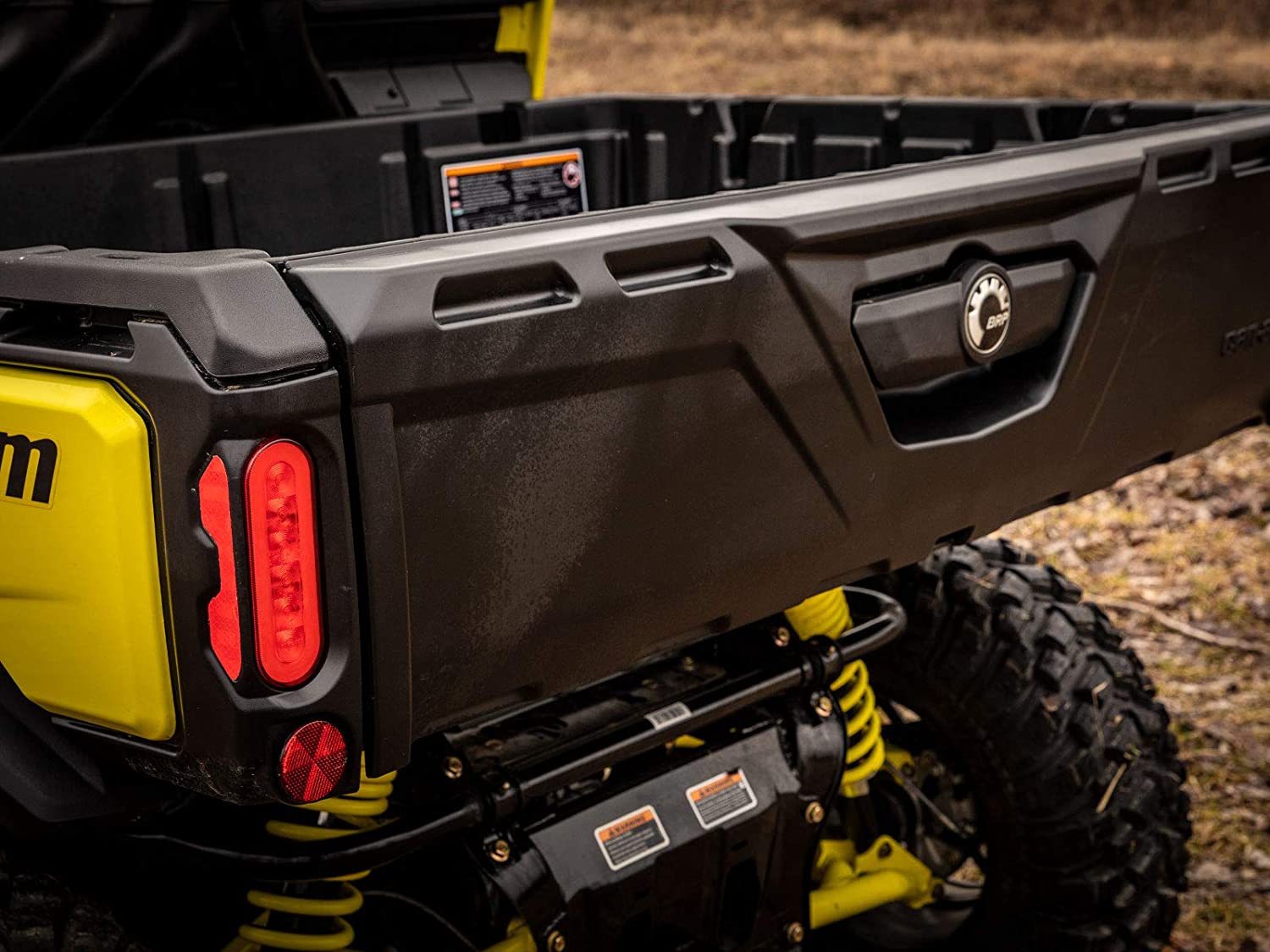 SuperATV Turn Signal Kit for 2020+ Can|Am Defender HD5/HD8/HD10|Plug and Play Installation w/ 3 Rocker Switches|Uses stock rear brake lights and 4 Front LED Signals|TSK-CA-DEF-004-001