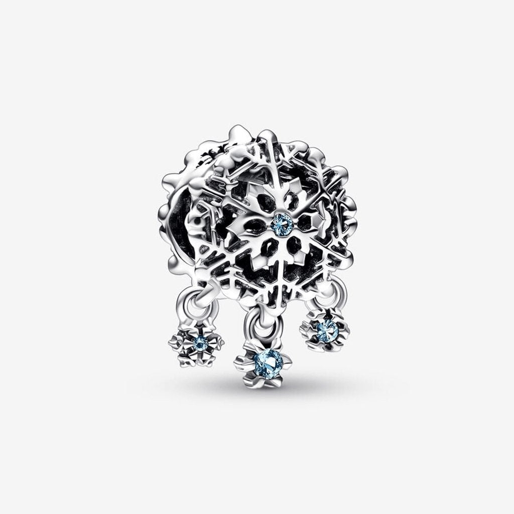 PANDORA  Icy Snowflake Drop Charm